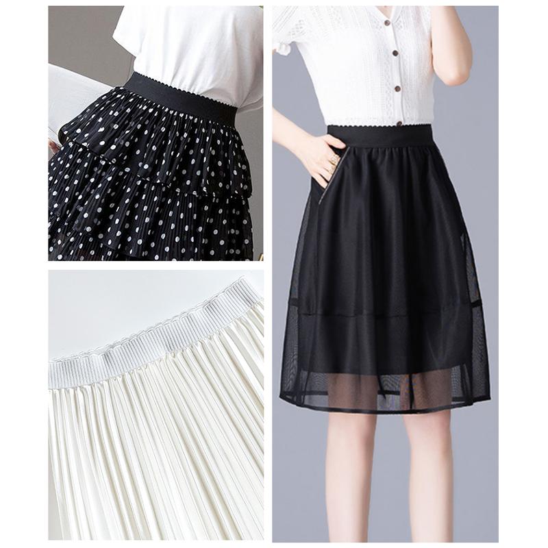 1M Elastic Band for Diy Skirts Waist Lace Trim Ribbons High Elasticity Durable Pants Waist Band Clothes Belt Sewing Accessories