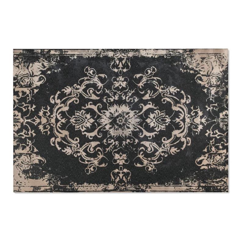 Dark Academia Haven Patroon Tapijt Heksen Zwart Gotisch Vloerkleed voor Woonkamer Huisdecoratie Antislip Wasbare Vloermat 120*160cm