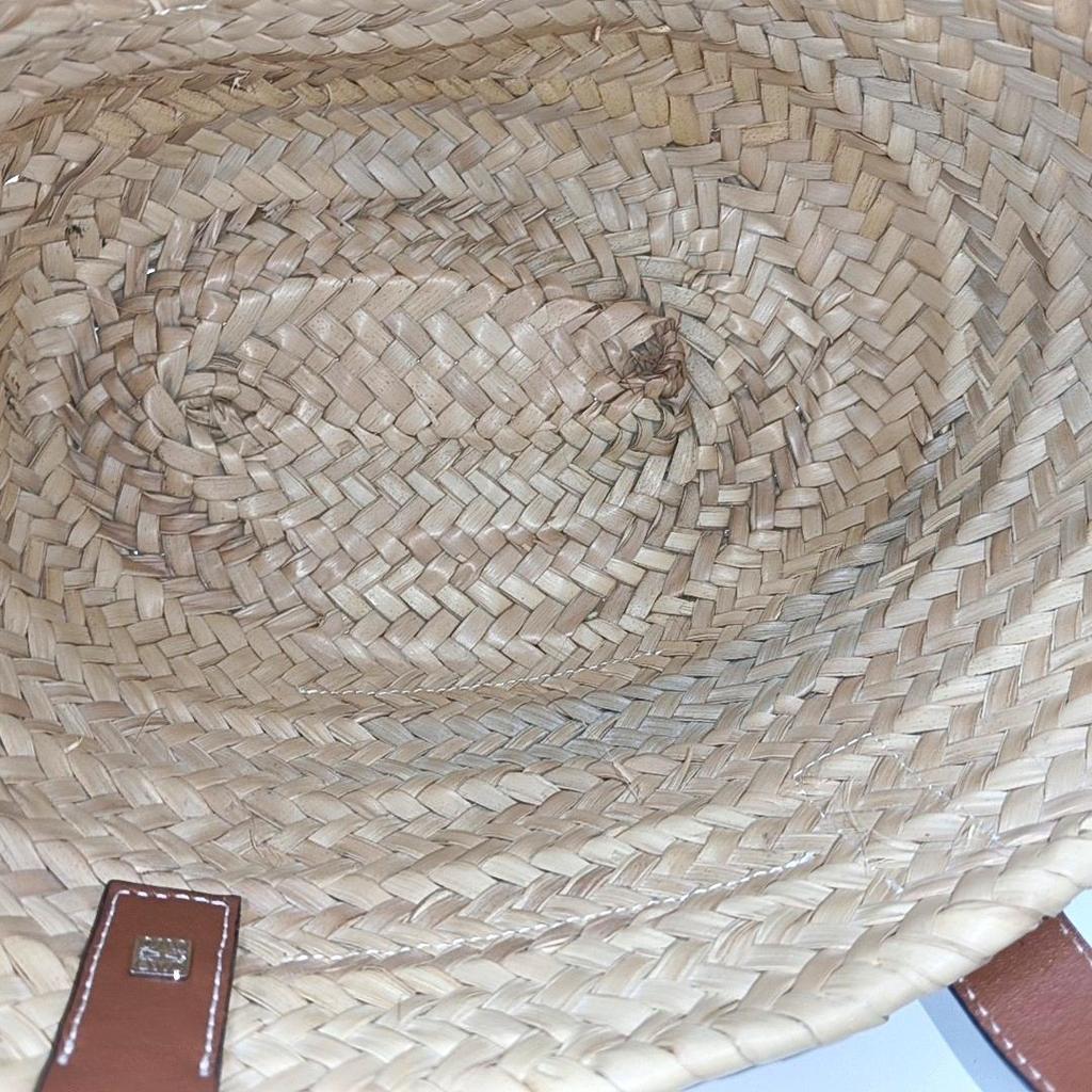 [De Segunda Mano] Bolso Cesta Pequeño Loewe 'Natural/Tostado' - Bueno #391MYI