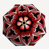 1PC Floral Ornament, Personality Umbrella with 8 Frames, Automatic Open, Durable Frame, Quality Craftsmanship Yy250912145