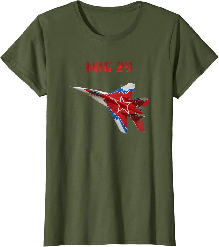 Russian Knight Aerobatics Team MIG 29 Fulcrum Jet Fighter TShirt Summer Cotton ONeck Short Sleeve Mens T Shirt New S3XL