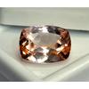 Certified Natural Peach Morganite Cushion Cut 8-10 Ct Stunning Loose Gemstone