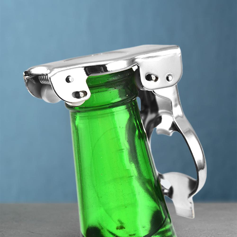 Stainless Steel Bottle Opener Foldable Bottle Stopper Soda Can Opener Multifunctional for Kitchen Restaurant Party