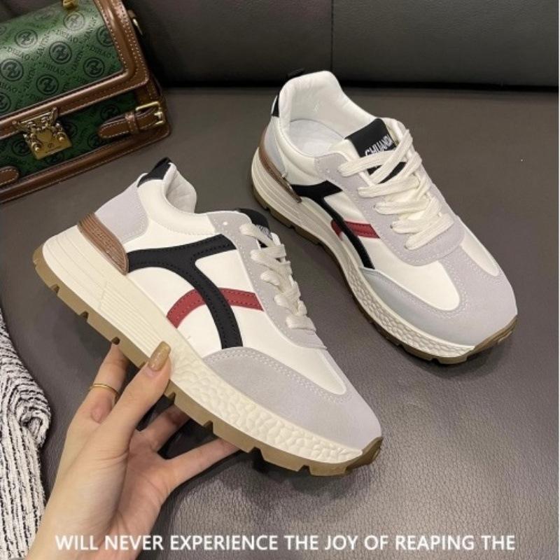 

Fashion platform dad shoes women s retro student running sneakers 35