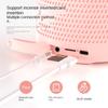 Barevná světla Domácí reproduktor Mini Karaoke Machine Dětský Přenosný Bluetooth reproduktor s bezdrátovým mikrofonem Rodinný reproduktor