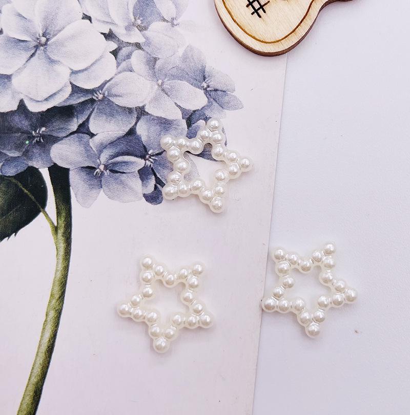 Pearl Bow Star Heart Patch for DIY Hair Accessories & Ornaments