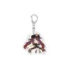55MM Anime Genshin Impact Keychain Hu Tao Key Chain Acrylic Model Plate Christmas Gifts