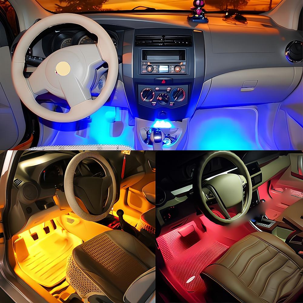 T10 RGB 12Led 15Led 24Led 36Led Car Led Remote Control Rgb Car Led Panel Interior Auto Lights Reading Dome Festoon BA9S Adapter DC 12v Light