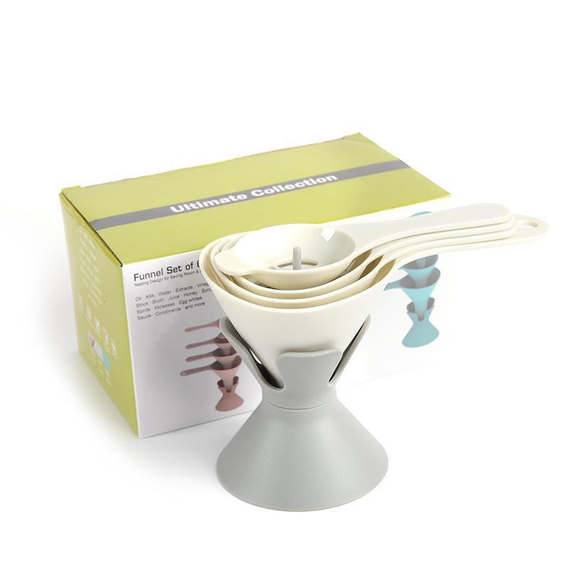 Multifunctional Funnel Removable Filter Durable and Sturdy Filling Residue Separation Six In One Filter for Essential Oil