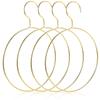 4Pcs Sturdy Round Metal Scarf Hanger Closet Storage Rack for Scarves Shawls Ties Belts Maximize Wardrobe Space Neat Display