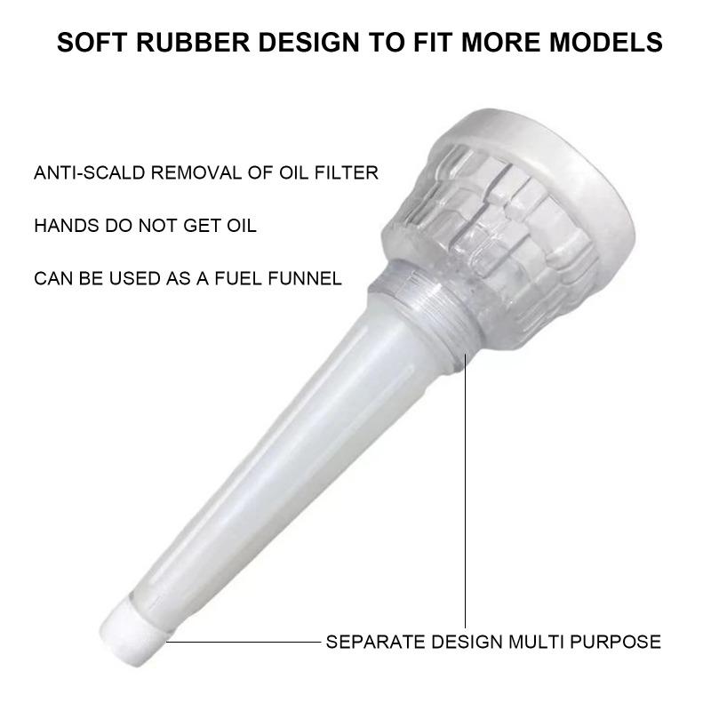Filter Removal Tool General Motors Plastic Funnel Motorcycle Gasoline Fuel Neck Detachable Nozzle Filter Funnel Oil