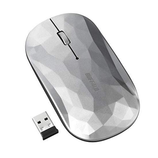 

BSMBW330GSV USB BlueLED Optical 3 Buttons (Geometry/Silver) Mouse,