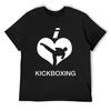 I LOVE KICKBOXING T-Shirt Kawaii Clothes Man T Shirt Boys Whites Designer Shirts Men Tshirt