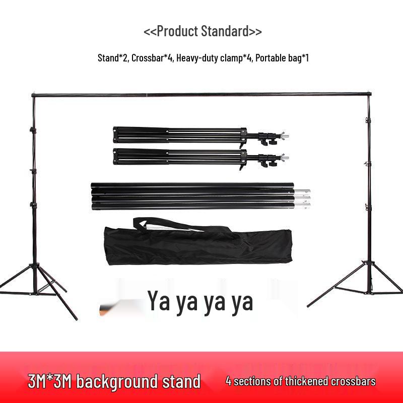 T-Shaped Bracket Background Stand for Photography and Live Broadcast