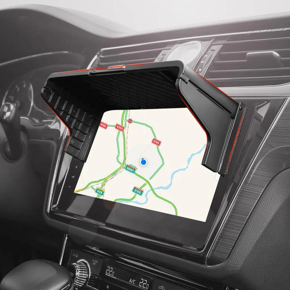 Car GPS Anti-Glare Shield 7-12 Inch Car GPS Navigation Sun Shade Interior Accessories Display Screen Visor Auto Accessories