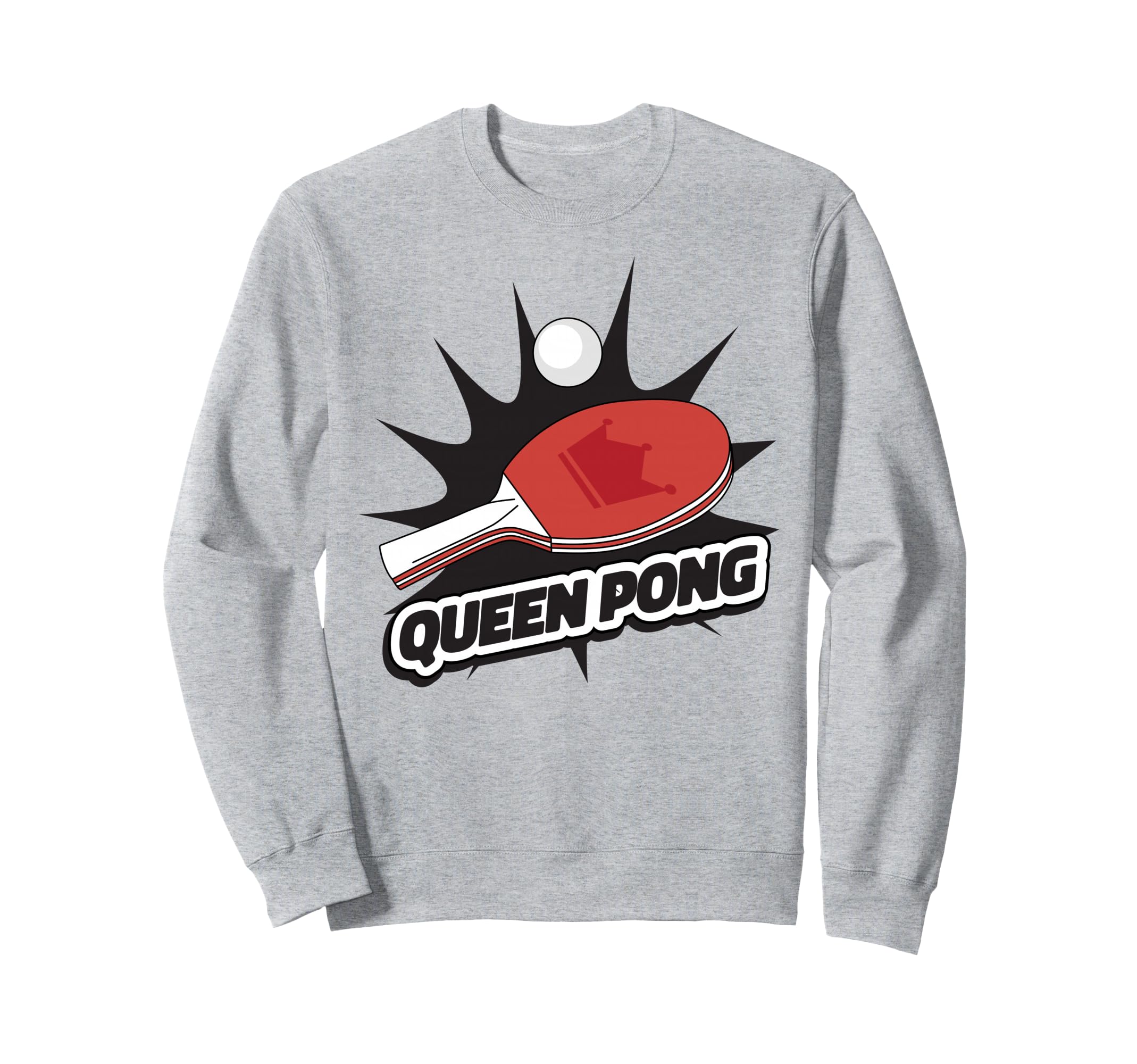 

Ping Pong Paddle Table Tennis Ping Pong Sweatshirt Costume, Racket, чорний