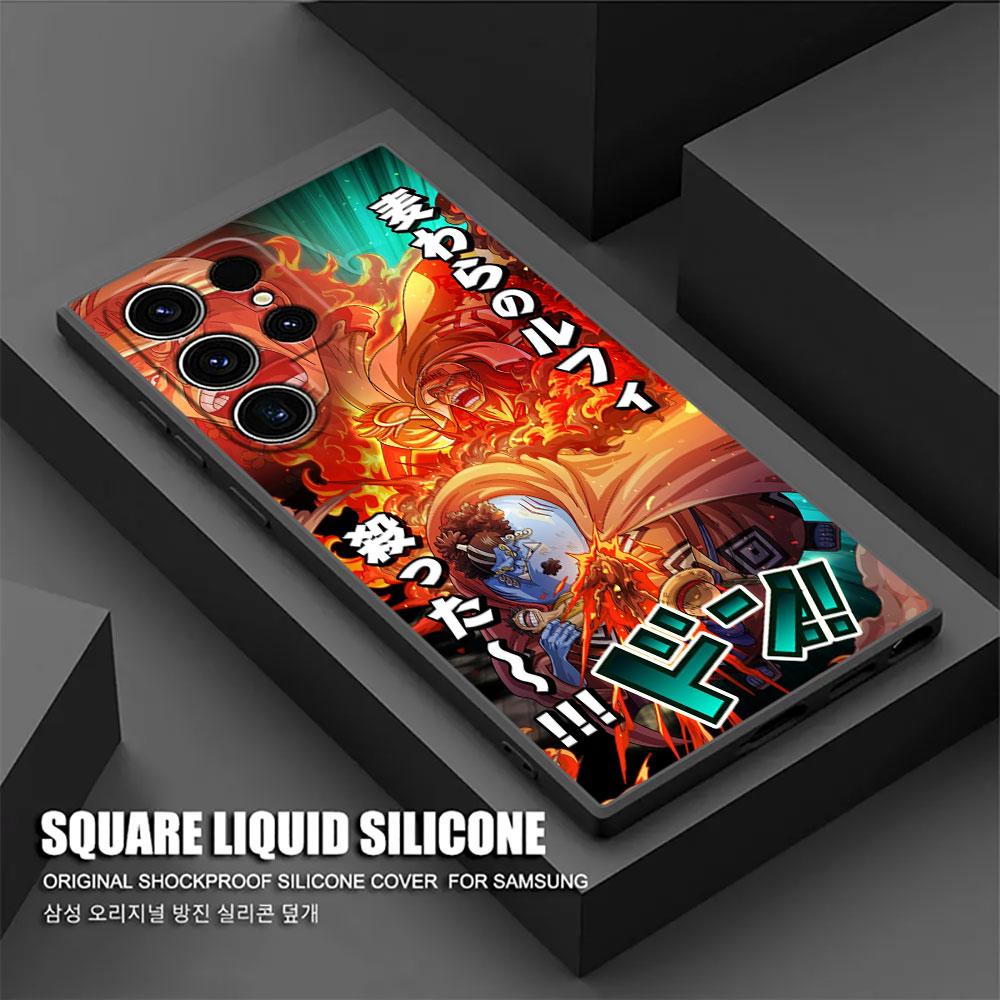 O-One Pieces Straw Hat Luffy Phone Case For Samsung Galaxy S25 S24 S23 S20 S21 FE S26 S22 Ultra 5G S26 Plus S25FE Silicone Cover