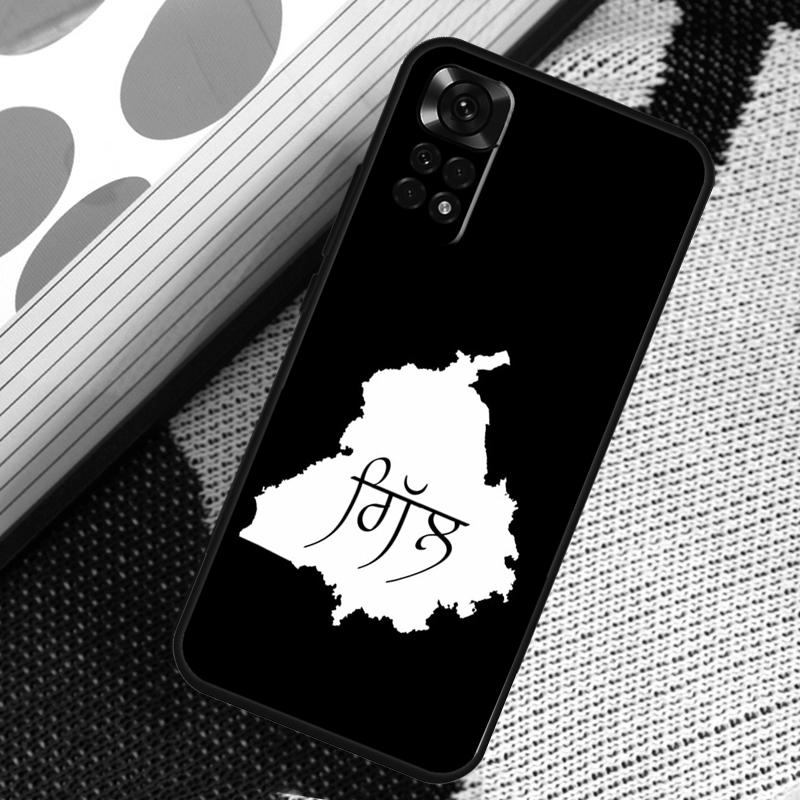 Punjab Map Case For Xiaomi Redmi Note 12 11 10 9 8 Pro Note 8T 9S 10S 11S Redmi 10 10C 12C 9C Cover