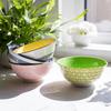 Stoneware Bowl Green Yellow Tableware Kitchen Crafts Kitchen Utensils Cooking &