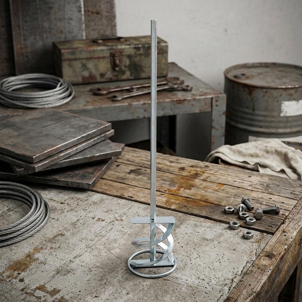 Paint Mixing Paddle Metal Mixing Paddle Suitable For High Viscosity