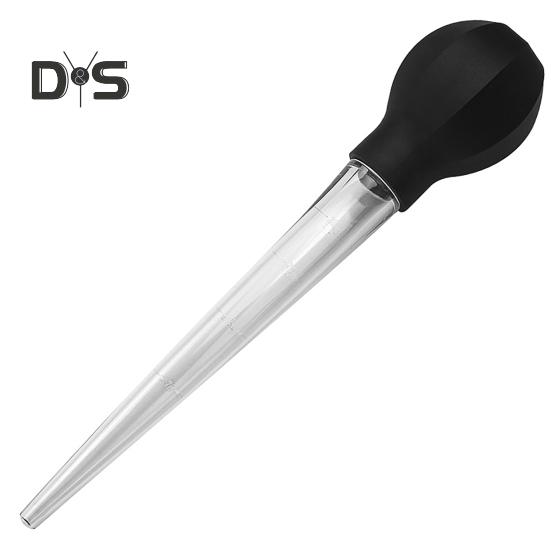 1 Set with Cleaning Brush Turkey Baster Tube Pump Food Grade Practical Cooking Chicken Turkey Poultry Baster Syringe