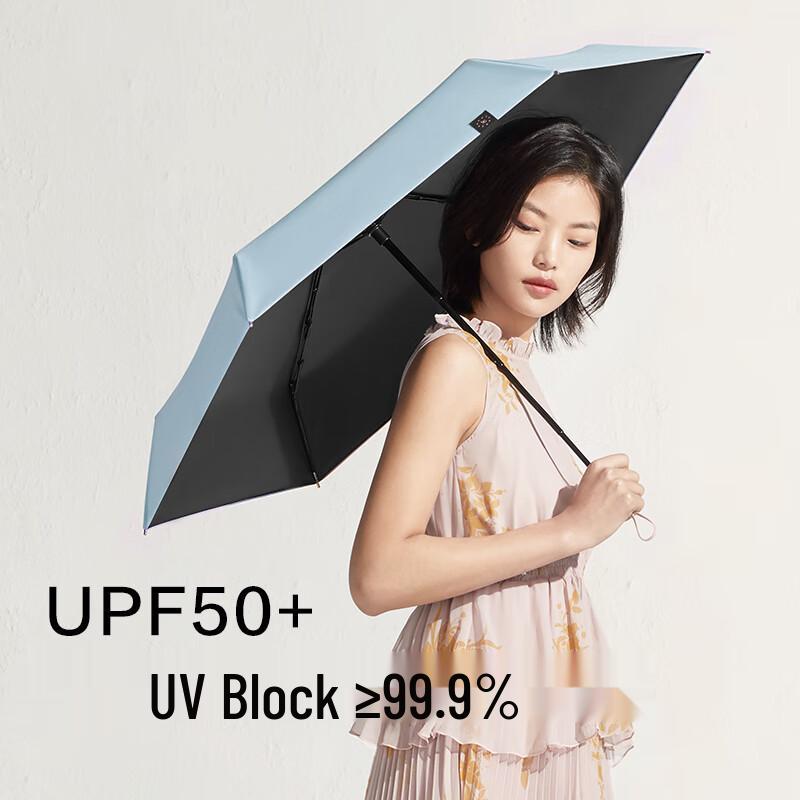 Beneath UV Protection Dual-Use 5-Fold Pocket Umbrella
