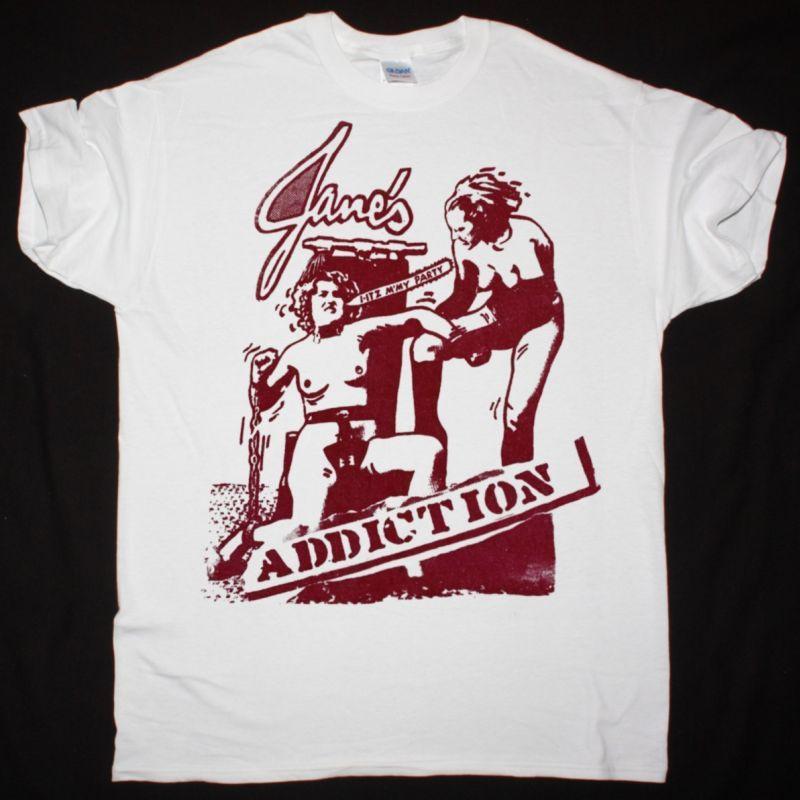 NEW Jane's Addiction Band Album Music Short Sleeve Cotton White T Shirt BT645 Unisex T-Shirt