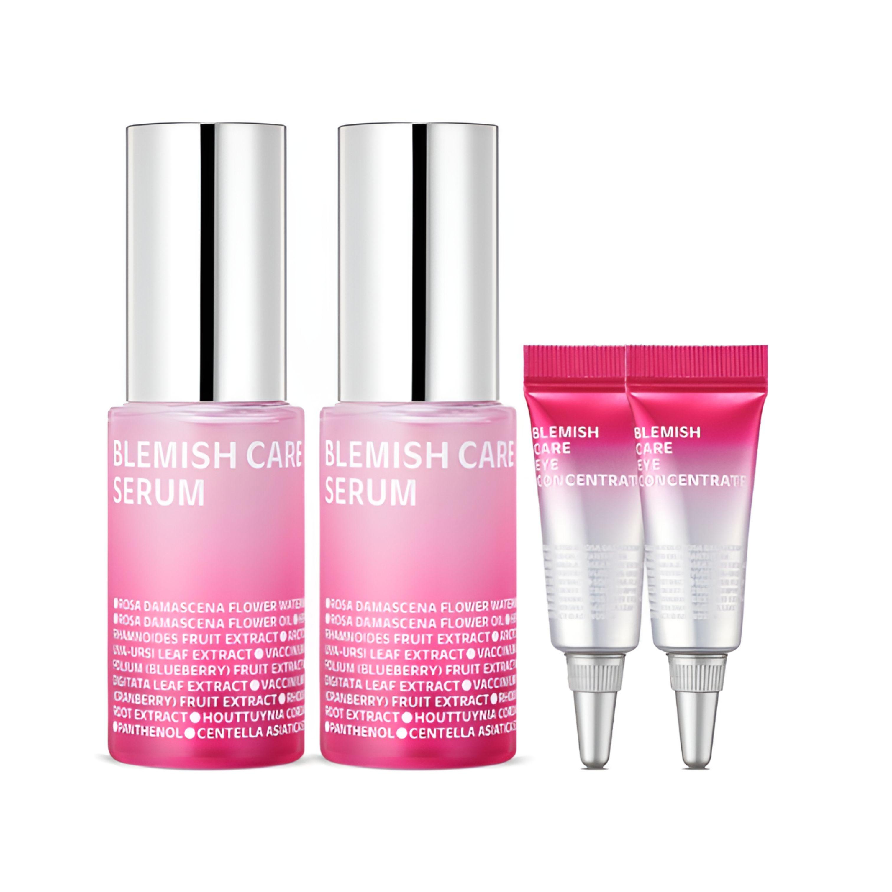 isoi Blemish Care Up Serum 15ml x 2p + Eye Concentrate 3ml x 2p Special Set