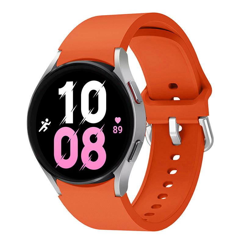 

Original Strap For Samsung Galaxy Watch 4/5/6 classic 47mm 43mm 44mm 40mm No Gaps Silicone Bracelet Galaxy Watch 5 pro 45mm band Galaxy 4 40mm 44mm