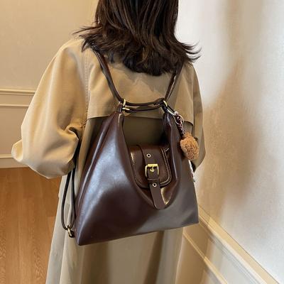 Retro-Tasche mit großer Kapazität Damen Herbst und Winter Neue Umhängetasche Mode-Tote-Rucksack
