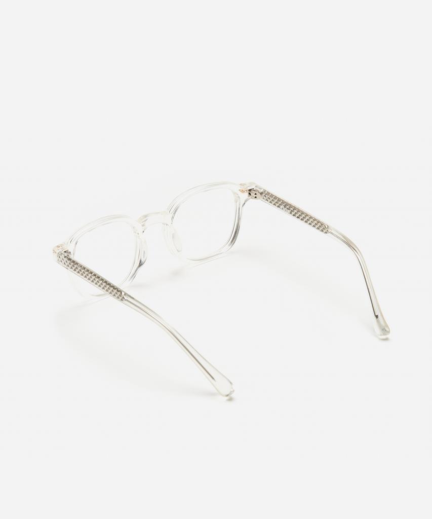 Peullang Pf355 47 Wellington Horn-Rimmed Clear (C5)