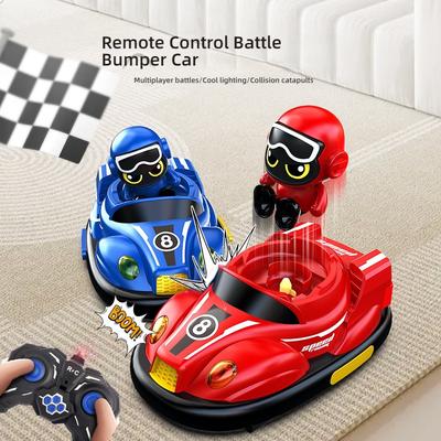 Two-Person Remote Control Battle Bumper Car Drift Racing Collision Ejection Kart Toy Parent-Child Interaction