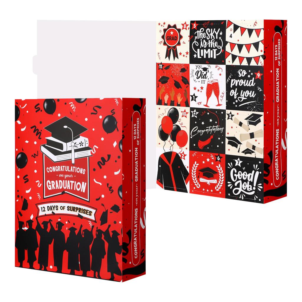 Graduation Countdown Calendar Gift Box 12 Days 2026 Graduation Gift Box With It Yourself Empty Boxes For Graduates Her Him High School College