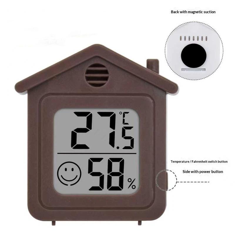 Mini Digital Temperature And Humidity Meter With Comfort Reminder Indoor Hygrometer Thermometer