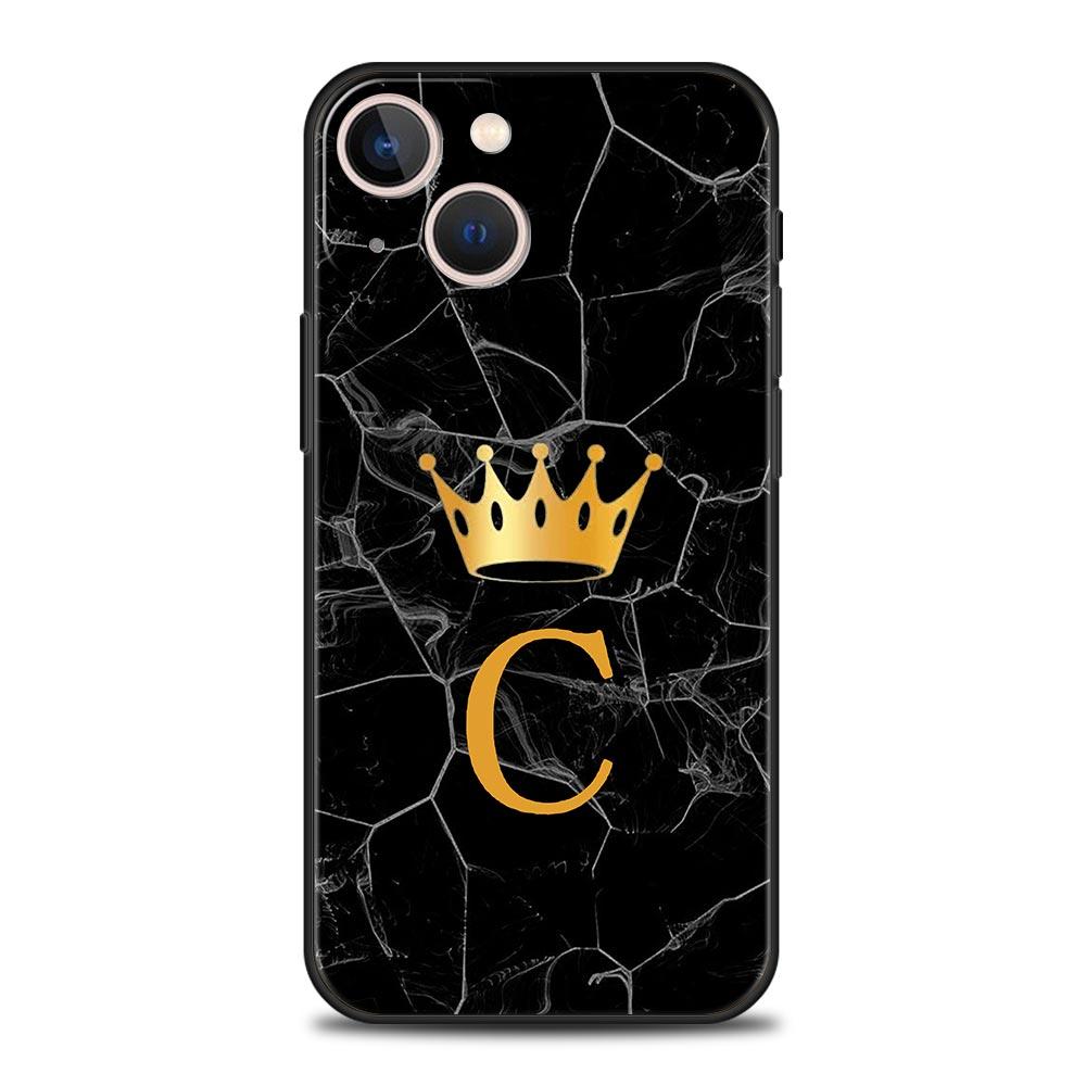 Чехол для телефона с надписью «Корона» для iPhone Samsung Galaxy Redmi Xiaomi Oppo OnePlus Note SA 7 8 9 10 11 12 13 14 20 21 22 23 53 54 Pro Max Ultra TPU Soft
