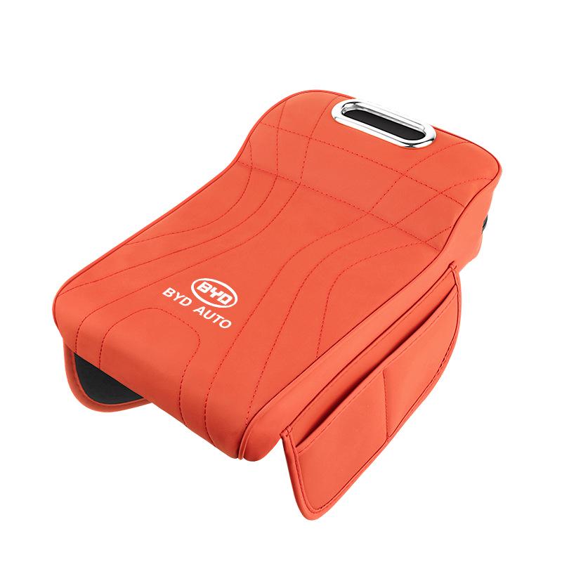 Car Tissue Storage Box for BYD Models: Qin PLUS, Song Pro, Sea Lion, Sea Leopard, Sea Gull, and Tang L - Armrest Pad.