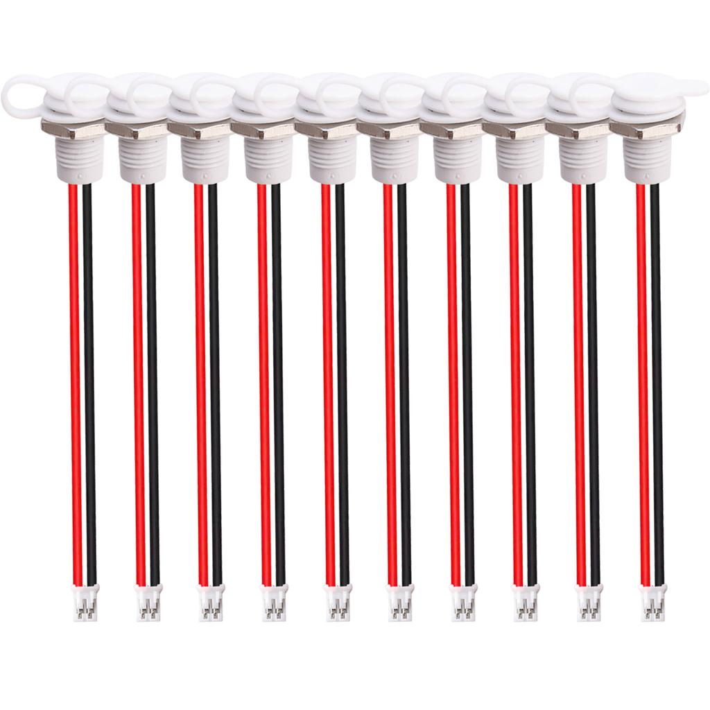 1-10PC Type-C Jack Female Charging Port Waterproof with Carabiner Female Charging Port Waterproof Female Dock Charger Connector