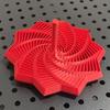1PCS 3D Printed Decagonal Fingertip Decompression Soothing Toy with Handle To Expand Sensory Decompression Star-shaped Novelty Gyro