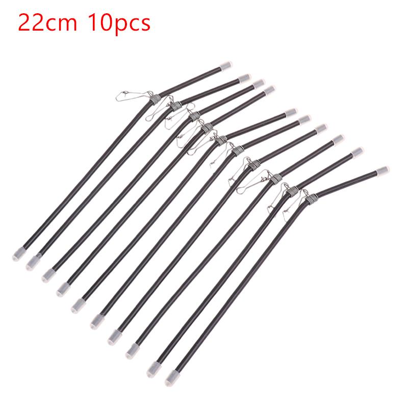 

10 шт. 20/22 см Рыболовный противозакручиватель Фидерный бум Распорка с застежками Балансировочный коннектор Оснастка Роликовый вертлюг с застежками Балансировочный коннектор 22CM