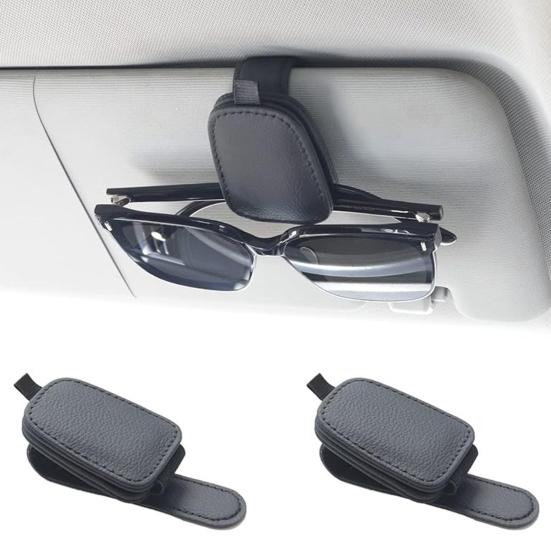 Universal Car Sun Visor Sunglasses Holder Plastic Clip for Eyeglasses Multi-Functional Storage Organizer for Card And Bill