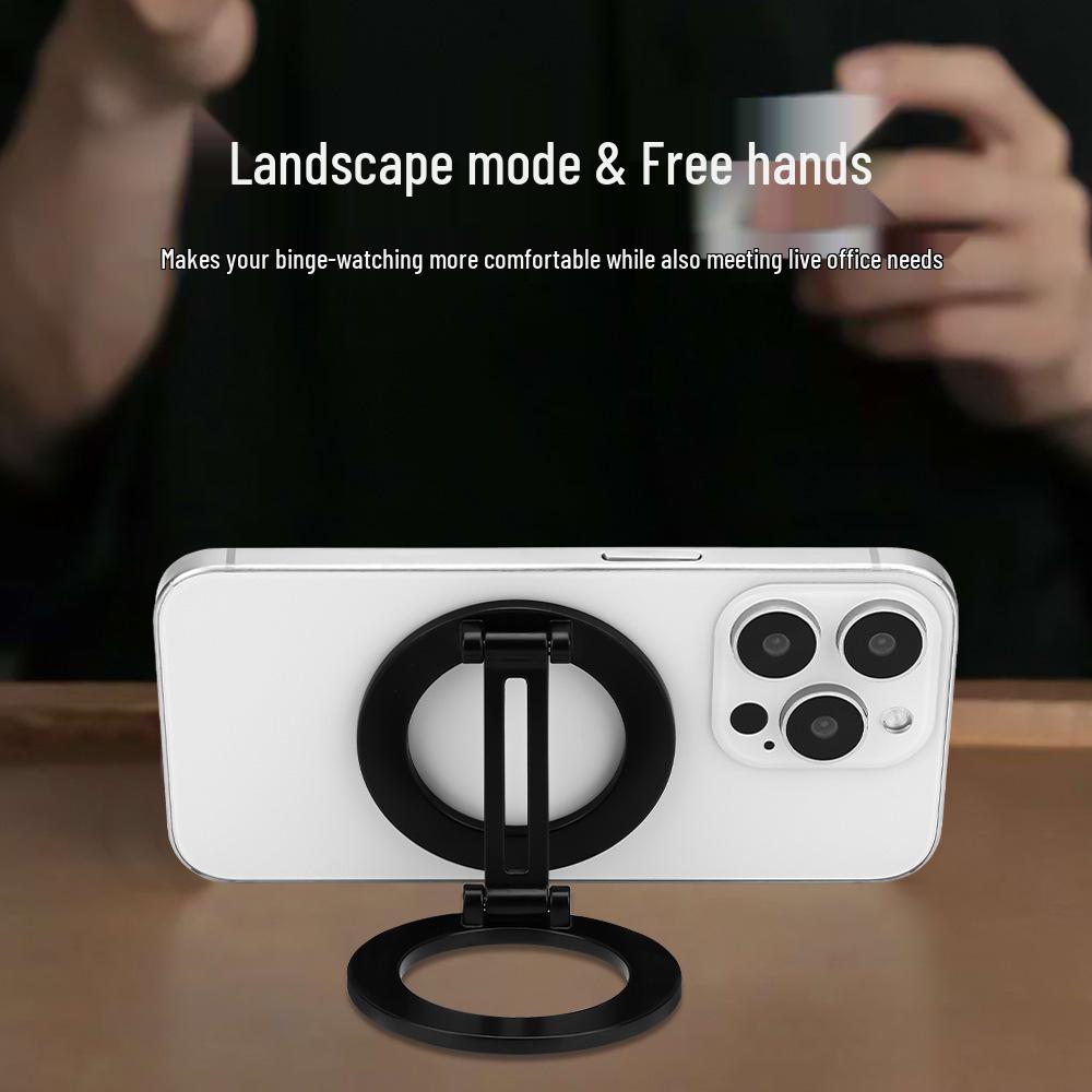 Foldable Double-Sided MagSafe Magnetic Phone Holder for Desktop