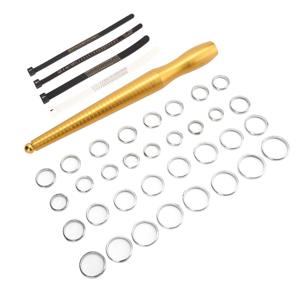 Profesyonel Yüzük Mandreli Çubuğu Parmak Ölçer Yüzük Ölçer Ölçüm Aleti Takı Aletleri