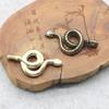 Copper Snake Vintage Handmade Brass Cobra Key Foddle Pure Zodiac Disc Belt Hanging Car Key Foot Pendant