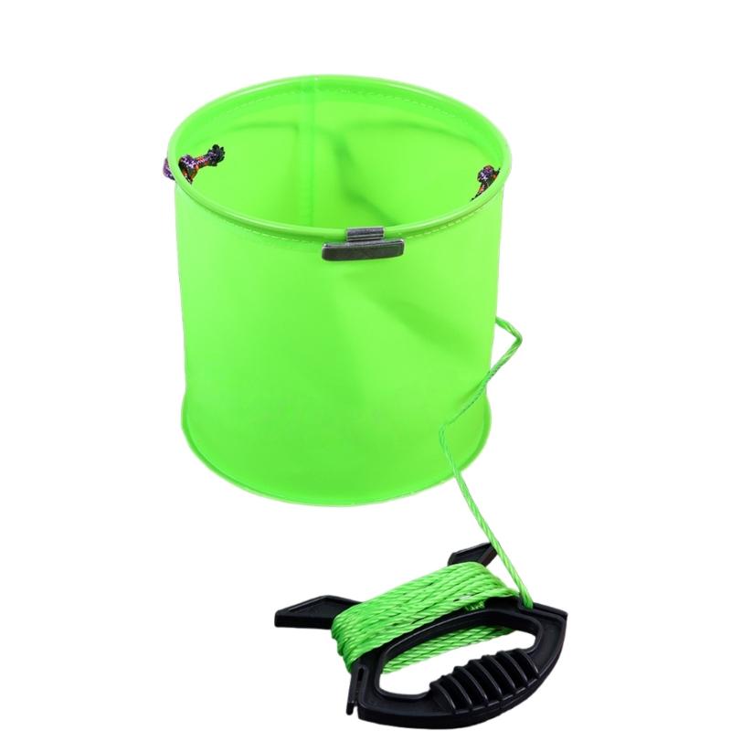 Stable Fishing Water Pail Nonslip Handle Nontoxic Fishing Water Container for Outdoor Lover