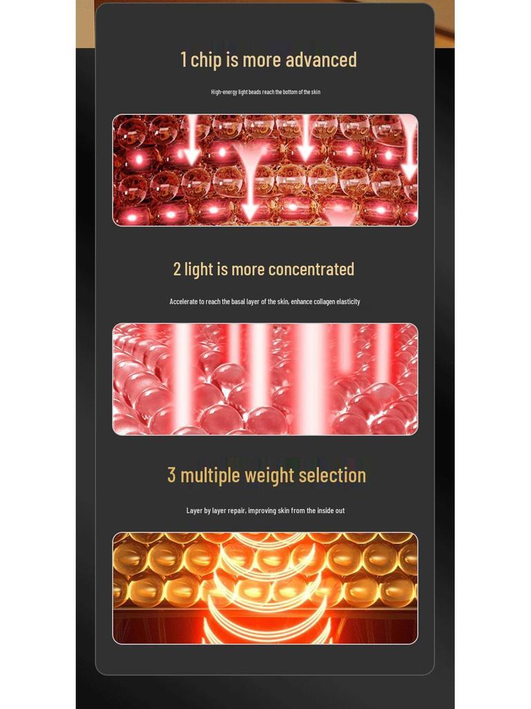 Photon LED Silicone Mask with FDA 510K Approval for Infrared Light Skin Rejuvenation & Blue Spectrum Therapy