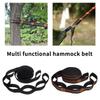 2 Stück Spezielle Verstärkte Polyestergurte 5-Ring Hohe Tragfähigkeit Stachelige Hängematten Gurte Für Outdoor Camping Hängematten Gurte