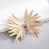 High Quality 2026 Exaggerated Leaf Splicing Earrings, Retro Alloy Leaf Temperament Fashionable Geometric Earrings Women