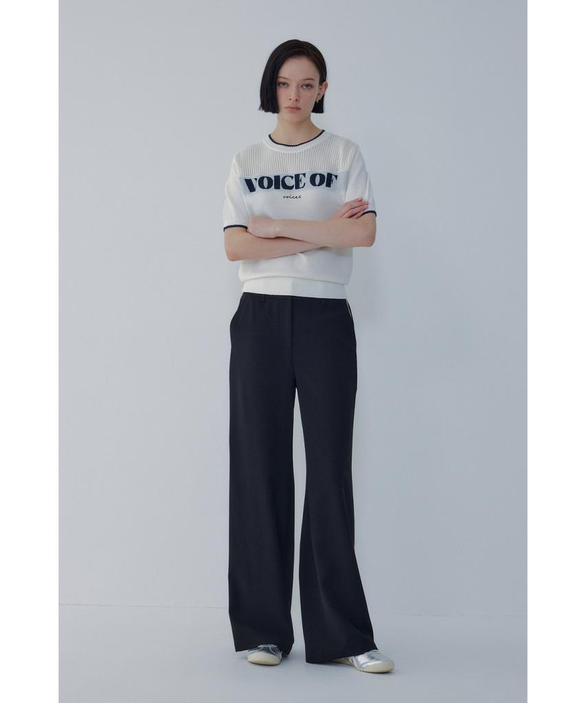 Bobeu Side Line Wide Pants_Black 7156230002