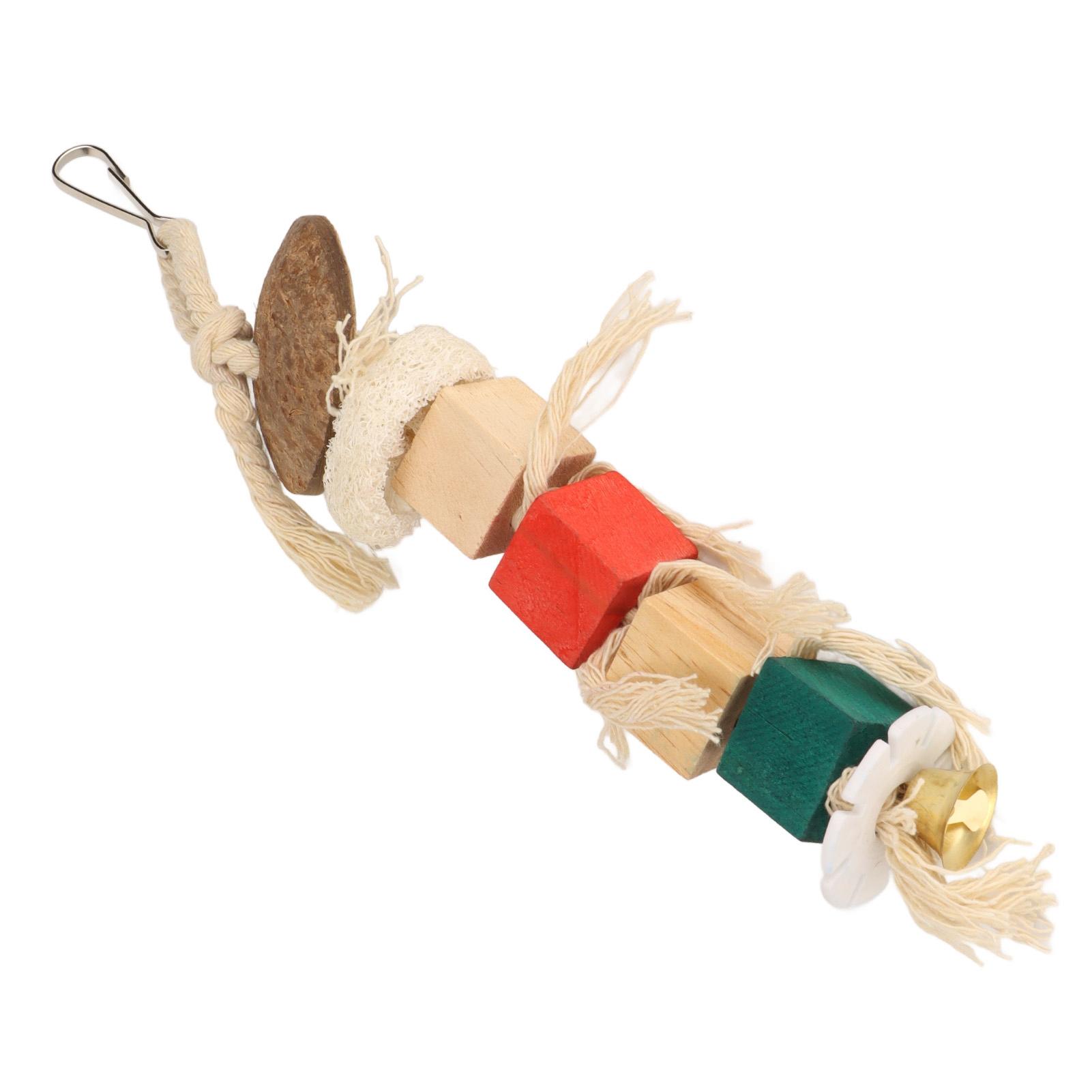 Chewing String Grind Beak Teeth Cage Bite Toy for Birds Playing Relieving Anxiety