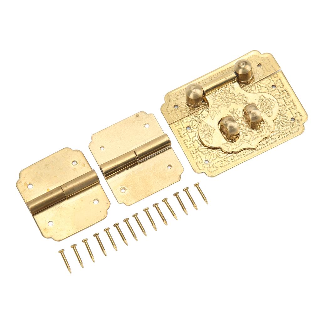 Sada pantů s krabičkovým zámkem, odolná, nerezová mosaz, odolná proti korozi, retro styl, široké použití